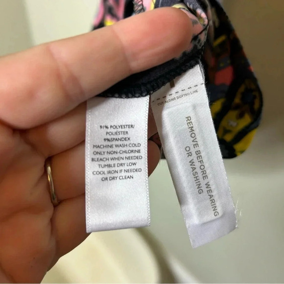 LOFT Long Sleeve Floral Dress XXSP - Picture 5 of 6